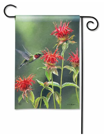 Hummingbird Flutter Garden Flag