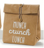 Kraft Paper Lunch Bag - 3 Assorted