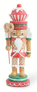 Resin Glittered Gingerbread Nutcrackers - 2 Assorted