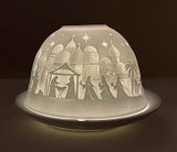 Holiday Dome with LED Light - 3 Assorted