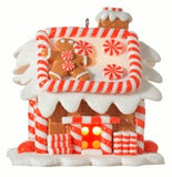 Lighted Gingerbread House Ornament - 3 Styles Available