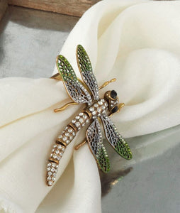 Jeweled Dragonfly Napkin Ring