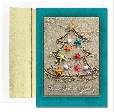Sand Tree Warmest Wishes Boxed Holiday Card
