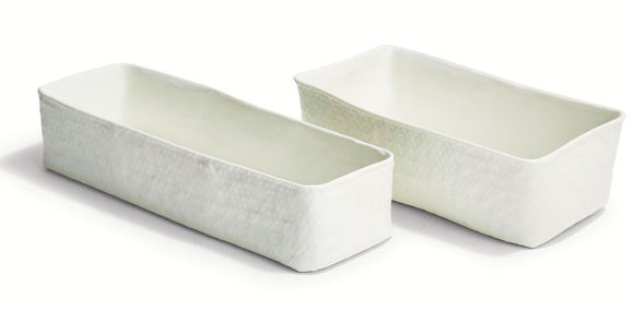 Basketweave Tray/Serving Dish - 2 Sizes Available