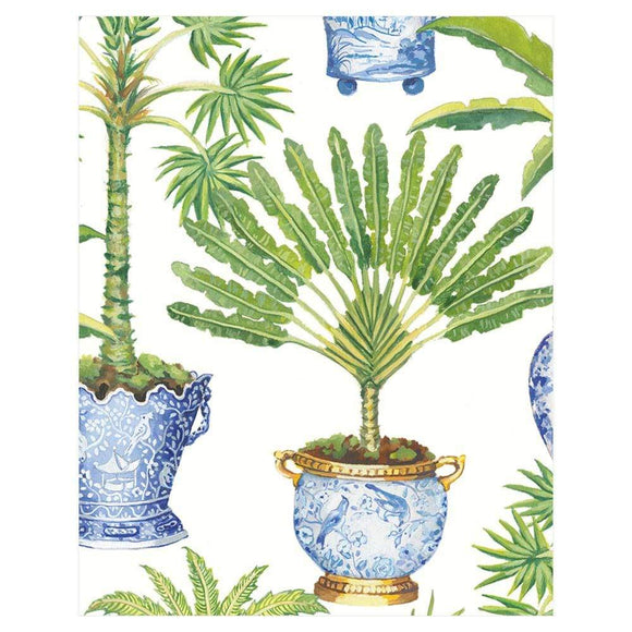 Potted Palms Bridge Tally Sheets - 12 Per Package