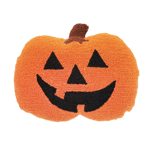 Pumpkin Shaped Hooked Pillow