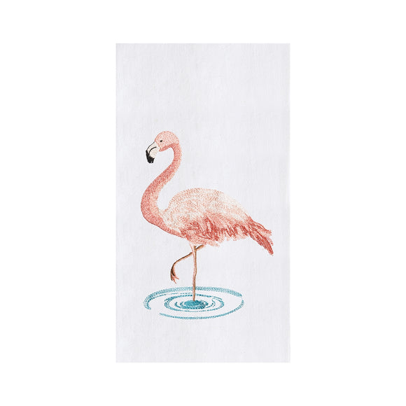 Water Flamingo - Flour Sack Kitchen Towel