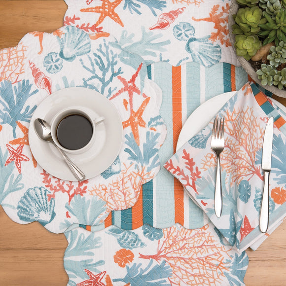 Tangerine Coast Table Linens