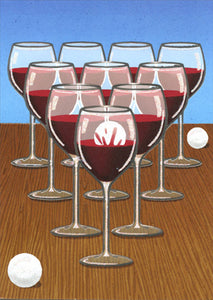 Card - AP/Birthday - Wine Pong