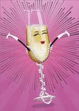 Card - AP/Birthday - Champagne Girl