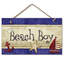 Hanging Sign - Beach Boy