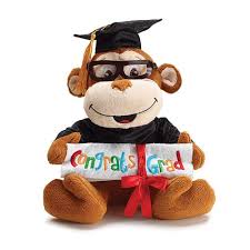 9" Congrats Grad Monkey Plush