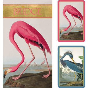 Audubon Birds Bridge Gift Set - 2 Playing Card Decks & 2 Score Pads