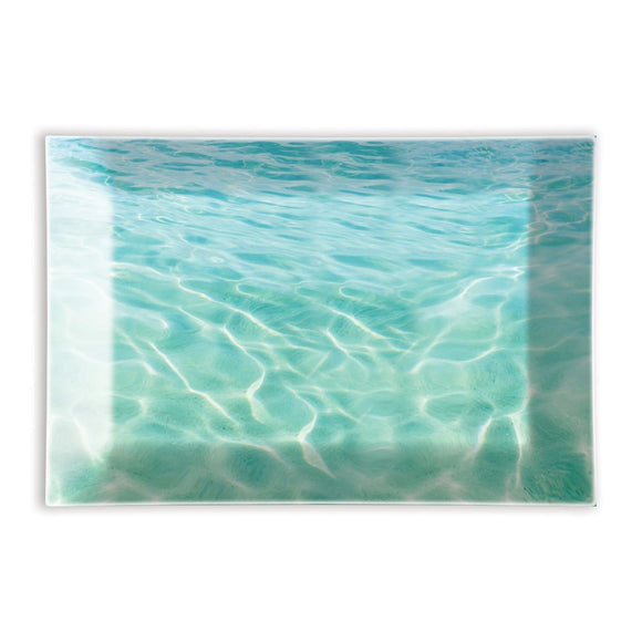 Beach Rectangular Glass Soap Dish