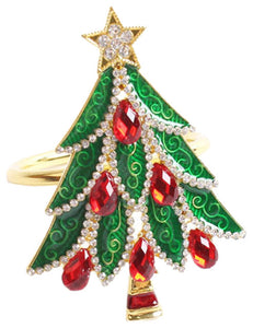 Jeweled Tree Napkin Ring