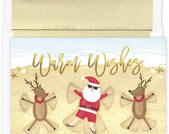Beach Angels Warmest Wishes Boxed Holiday Cards