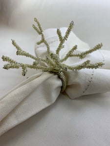 Taupe Coral Napkin Ring