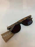 Black Onyx + Tribal Engraved Bamboo Sunglasses - NOT Polarized
