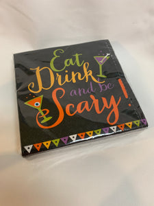 Eat, Drink, and Be Scary Paper Napkins