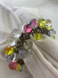 Pastel Colors Beaded Napkin Ring