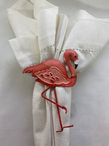 Pink Flamingo Napkin Ring