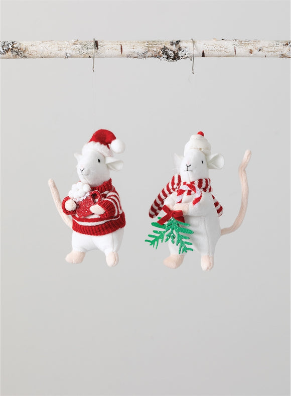 Mice Ornament - 2 Assorted