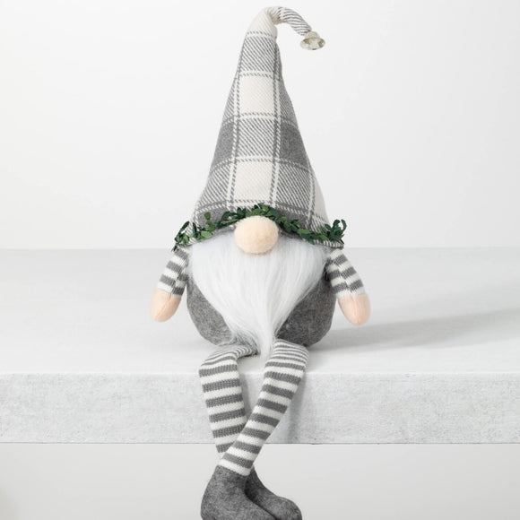 Plaid Plush Gnome with Myrtle