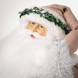 Rustic Cloaked Santa Figurine
