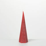 Crimson Red Spire Candle - 2 Sizes