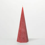 Crimson Red Spire Candle - 2 Sizes
