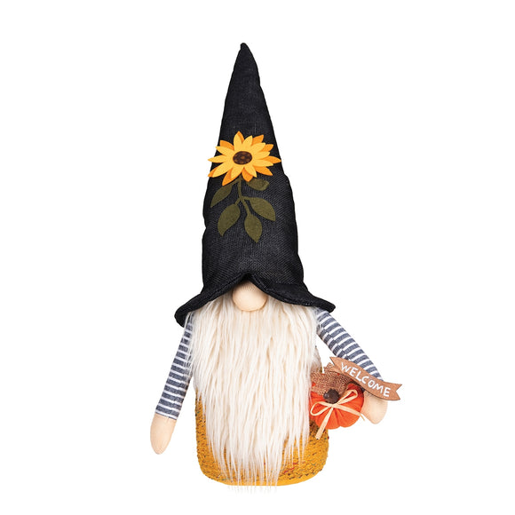 Black Hat Gnome with Illuminated Nose