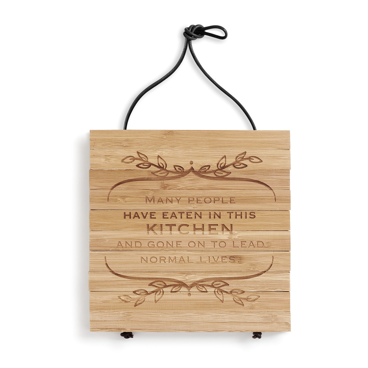 Normal Lives Bamboo Trivet - Thumbnail 2